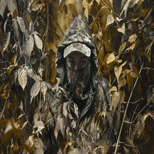 Hunter Wearing Mossy Oak Break-Up Country Camouflage