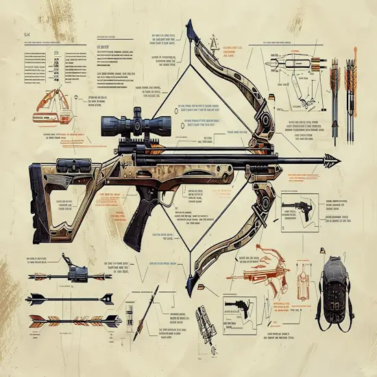 A Detailed Infographic Outlining the Specific Regulations and Laws For Using Crossbows in Deer Hunting