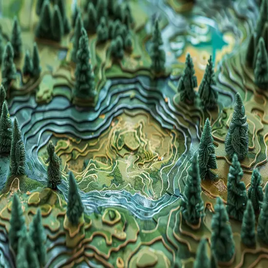 A Detailed Topographic Map