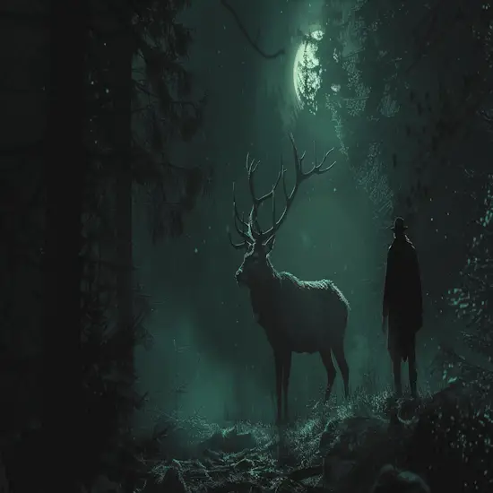 Hunter in the Dark Woods
