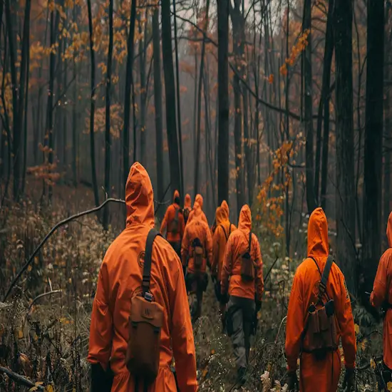 Hunters in Bright Orange Clothing
