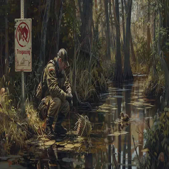 Hunter Checking Traps