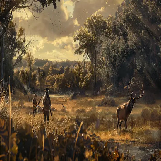 Hunting Scene in Texas