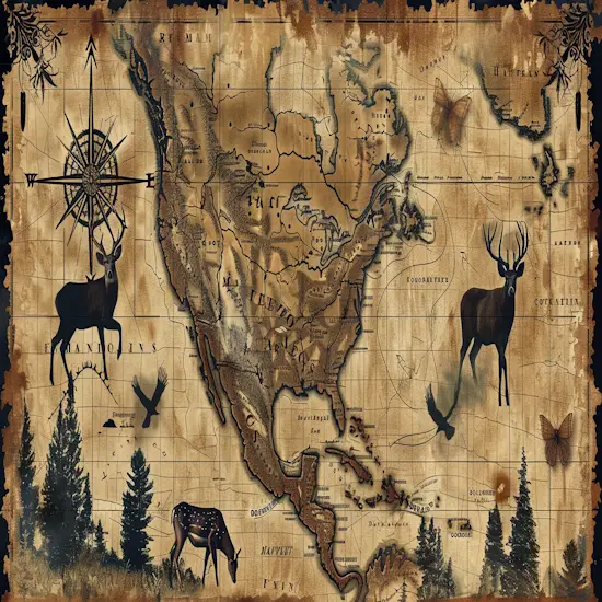 Map of Michigan with Clearly Defined Hunting and Trapping Zones