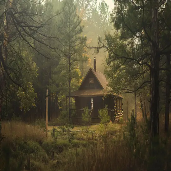 Serene Private Land During Deer Hunting Season