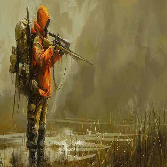 Hunter in Ohio Equipped With a Scoped Rifle