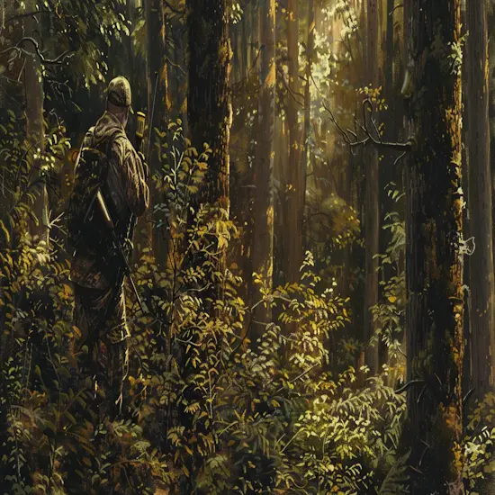 Hunter in a Forest