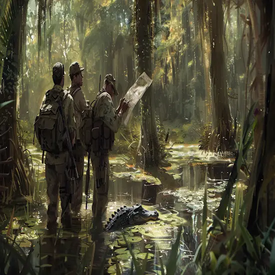 Hunters Preparing For Alligator Hunt